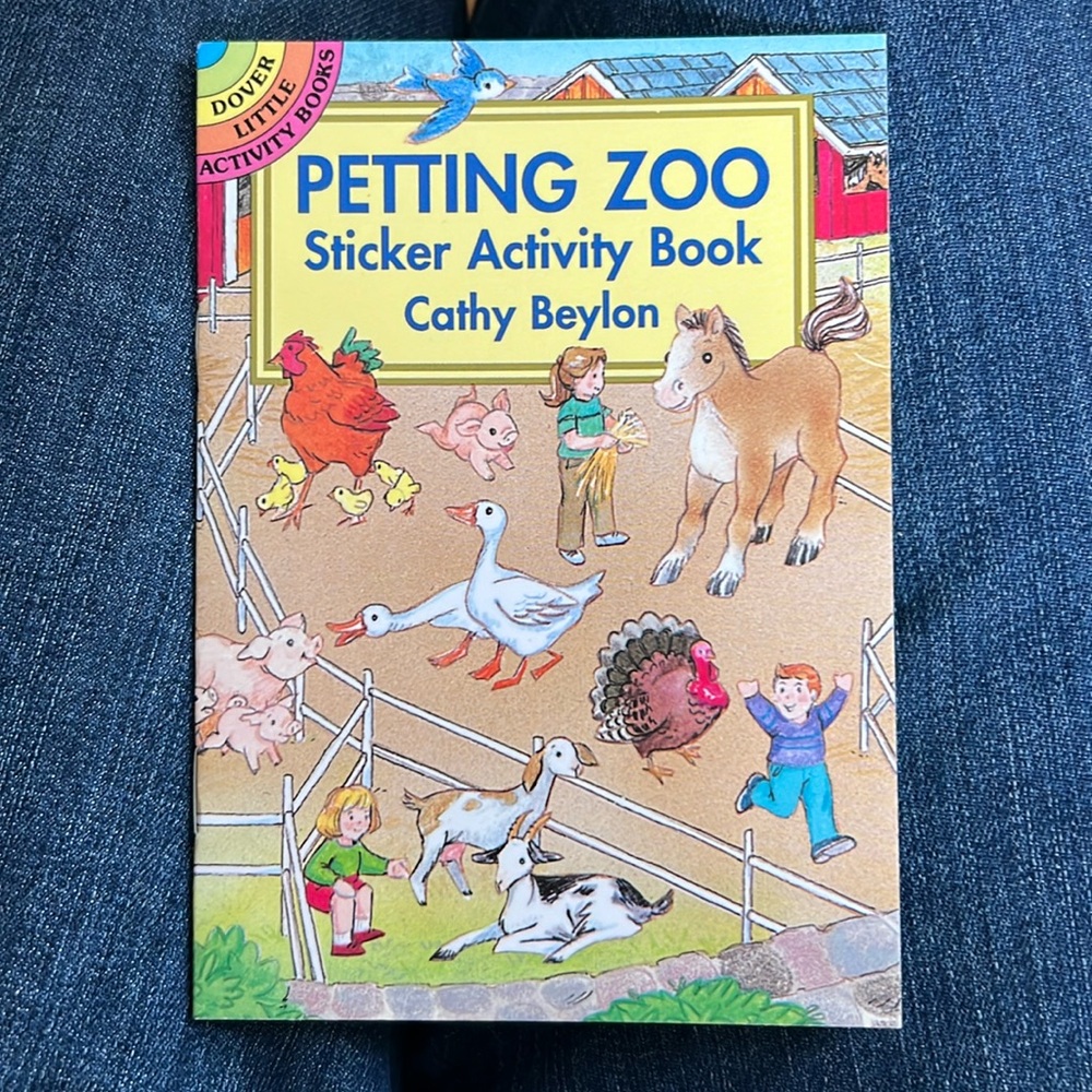 Petting Zoo sticker activity book